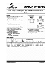 DataSheet MCP4018-103 pdf